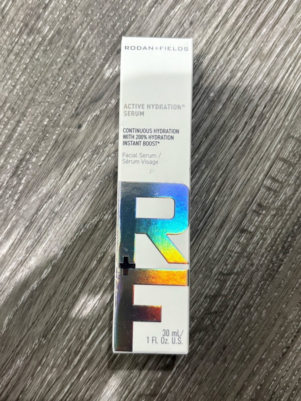 Rodan + Fields White Active Hydration Serum with Holographic Logo